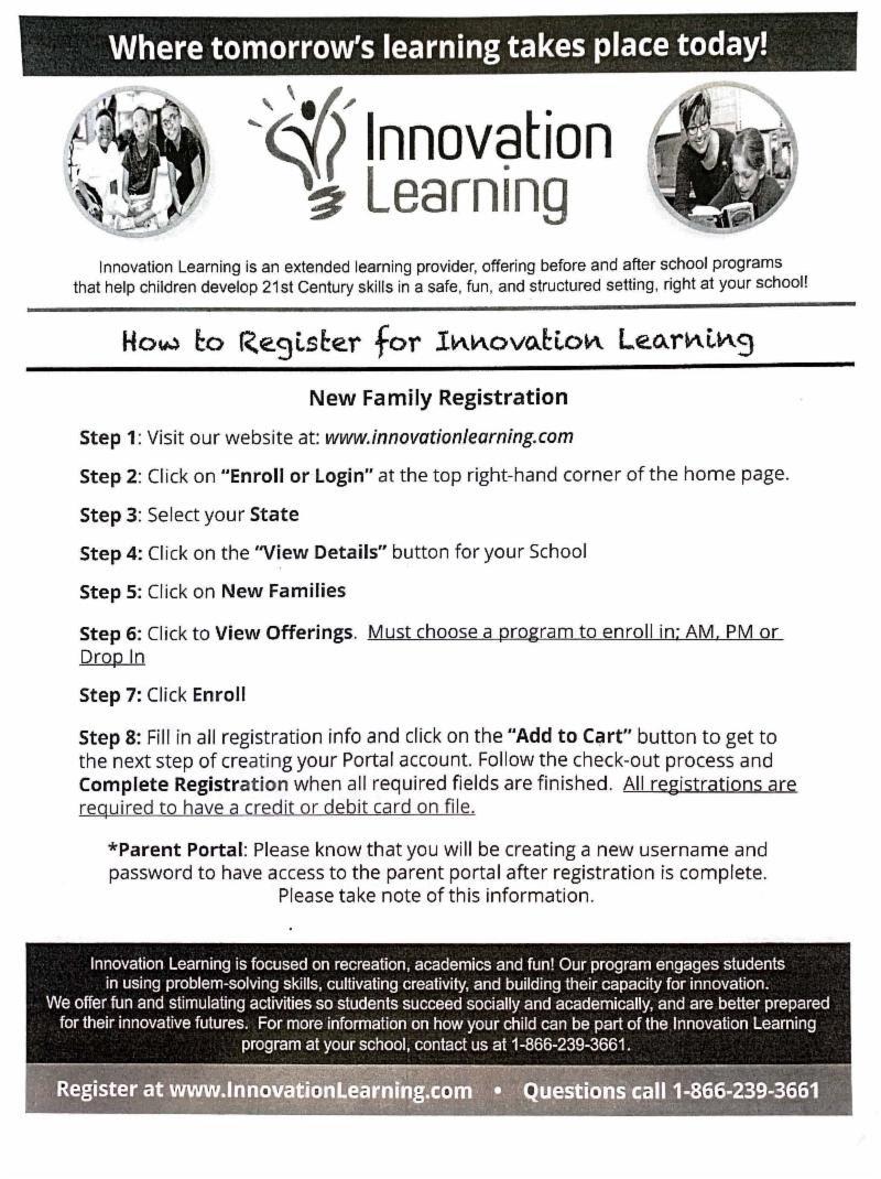innovation learning flyer