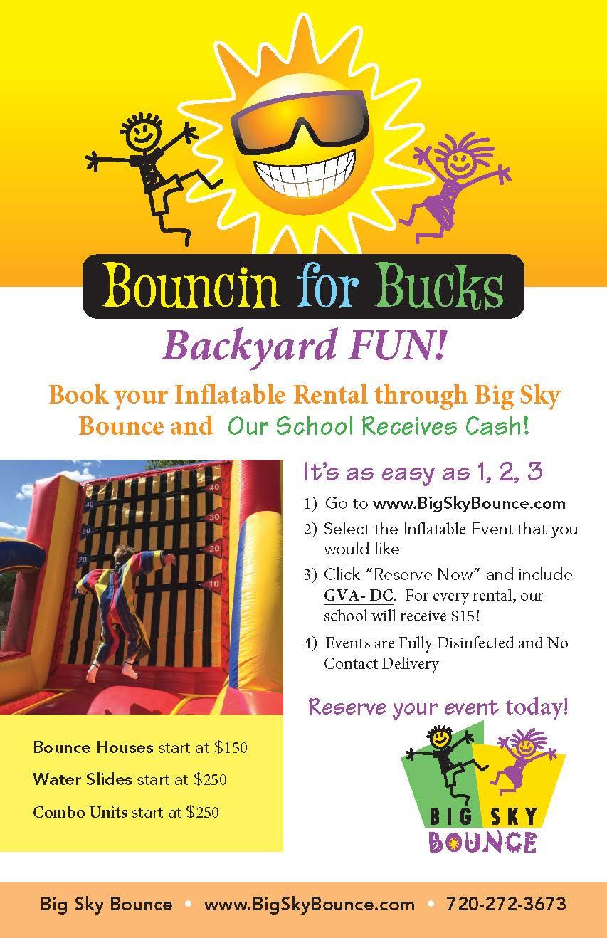 bounce house flyer